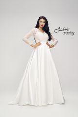 MOB Dress: Jadore Collection - Lace Bodice Mikado Ball Gown J17012  