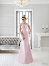 Bridal Dress: Sans Pareil Bridal Collection 2016: 1007 - Enchanting pastel pink fit and flare wedding gown with cap sleeves  