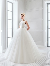 Bridal Dress: Sans Pareil Bridal Collection 2016: 898 - Sleeveless ballgown with amazing keyhole back details  