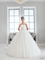 Bridal Dress: Sans Pareil Bridal Collection 2016: 959 - Strapless scallop trimmed sweetheart ball gown  