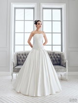 Bridal Dress: Sans Pareil Bridal Collection 2016: 966 - Lace and satin dropped waist trumpet style gown  