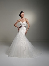 Bridal Dress: Sophia Tolli FALL 2012 Collection - Y21246 Jillian - Satin and Tulle; corset back only  