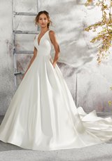 Bridal Dress: Mori Lee Blue FALL 2018 Collection: 5684 - Laurie  