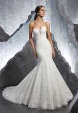 Bridal Dress: Mori Lee Blue SPRING 2018 Collection: 5607 - Kaitlyn  