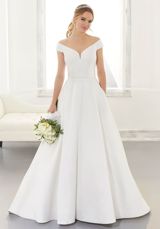 Bridal Dress: Mori Lee Blue FALL 2020 Collection: 5865 - Ainsley  