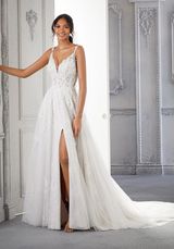 Bridal Dress: Mori Lee Bridal Fall 2021 Collection: 2363 - Clementina Wedding Dress  