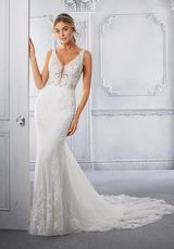 Bridal Dress: Mori Lee Bridal Fall 2021 Collection: 2374 - Celine Wedding Dress  