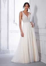 Bridal Dress: Mori Lee Bridal Fall 2021 Collection: 2380 - Crystal Wedding Dress  