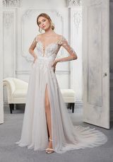 Bridal Dress: Mori Lee Blue Fall 2021 Collection: 5912 - Colleen Wedding Dress  