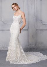 Bridal Dress: Mori Lee Blue Fall 2021 Collection: 5914 - Claudine Wedding Dress  