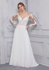 Bridal Dress: Mori Lee Blue Fall 2021 Collection: 5921 - Coraline Wedding Dress  