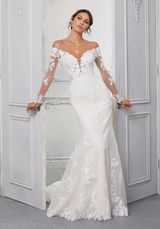 Bridal Dress: Mori Lee Blue Fall 2021 Collection: 5924 - Cindy Wedding Dress  