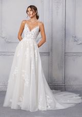 Bridal Dress: Mori Lee Blue Fall 2021 Collection: 5925 - Carita Wedding Dress  