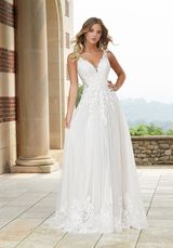 Bridal Dress: Mori Lee Bridal Spring 2022 Collection: 2404 - Dina Wedding Dress  