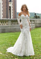 Bridal Dress: Mori Lee Bridal Spring 2022 Collection: 2405 - Dionne Wedding Dress  