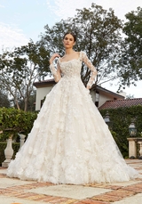 Bridal Dress: Mori Lee Bridal Fall 2022 Collection: 2487 - Fleurette Wedding Dress  