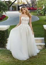 Bridal Dress: Mori Lee Blue Fall 2022 Collection: 5981 - Fiorentina Wedding Dress  