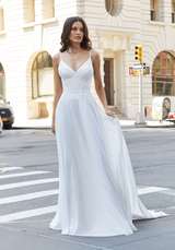 Bridal Dress: Mori Lee Blue Spring 2023 Collection: 4107 - Jenna Wedding Dress  