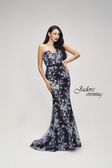 MOB Dress: Jadore Collection - Sweetheart Sequin Floral Sheath Dress J17025  