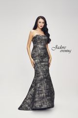 MOB Dress: Jadore Collection - Metallic Trumpet dress J17036  