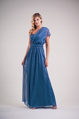 Bridesmaids Dress: BELSOIE SPRING 2020 - L224006 - Pretty Belsoie Tiffany chiffon long bridesmaid dress  