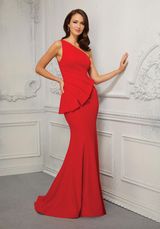 MOB Dress: Mori Lee Collection: 72407 - Sheath Evening Gown with Ruched Accent  