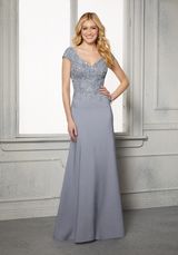 MOB Dress: Mori Lee Collection: 72421 - A-Line Crystal Beaded Evening Gown  