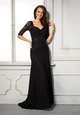 MOB Dress: Mori Lee Collection: 72423 - Sheath Stretch Lace Evening Gown  