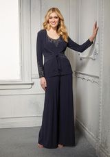 MOB Dress: Mori Lee Collection: 72427 - Three-Piece Beaded Pant Suit  