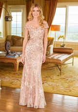 MOB Dress: Mori Lee Collection: 72506 - Allover Embroidered Evening Dress  