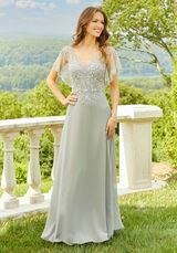 MOB Dress: Mori Lee Collection: 72517 - Embroidered Chiffon Evening Gown  