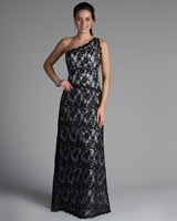 Bridesmaids Dress: Tutto Bene Collection: 2211 - Shown in Black/Ivory lace  