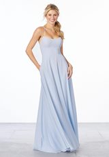 Bridesmaids Dress: Mori Lee Bridesmaids Spring 2020 Collection: 21655 - Simple Chiffon Bridesmaid Dress  