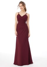 Bridesmaids Dress: Mori Lee Affairs FALL 2020 Collection: 13103 - Strappy Chiffon Bridesmaid Dress  