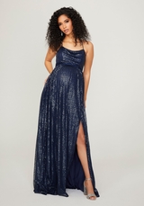 Bridesmaids Dress: Morilee Maternity Bridesmaids Collection: 14104 - Caviar Mesh Maternity Bridesmaid Dress  