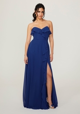 Bridesmaids Dress: Morilee Bridesmaids Collection: 21782 - Ruffled Chiffon Strapless Bridesmaid Dress  