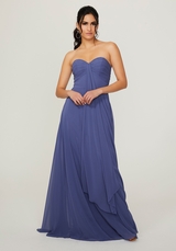 Bridesmaids Dress: Morilee Bridesmaids Collection: 21786 - Draped Chiffon Bridesmaid Dress  