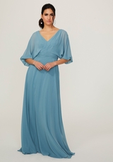 Bridesmaids Dress: Morilee Bridesmaids Collection: 21792 - Chiffon Bridesmaid Dress with Ruched Waist  