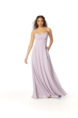 Bridesmaids Dress: Morilee Bridesmaids Collection: 21803 - CHIFFON BRIDESMAID DRESS  