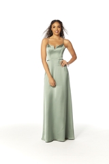 Bridesmaids Dress: Morilee Bridesmaids Collection: 21806 - SILKY SATIN BRIDESMAID DRESS  